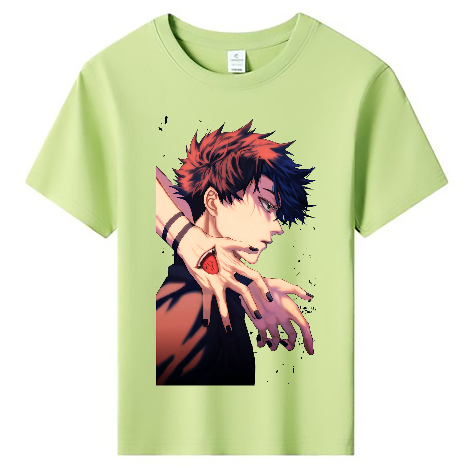 （画像用） 呪術廻戦 Jujutsu Kaisen 綿100％キッズTシャツ（フロントプリント）